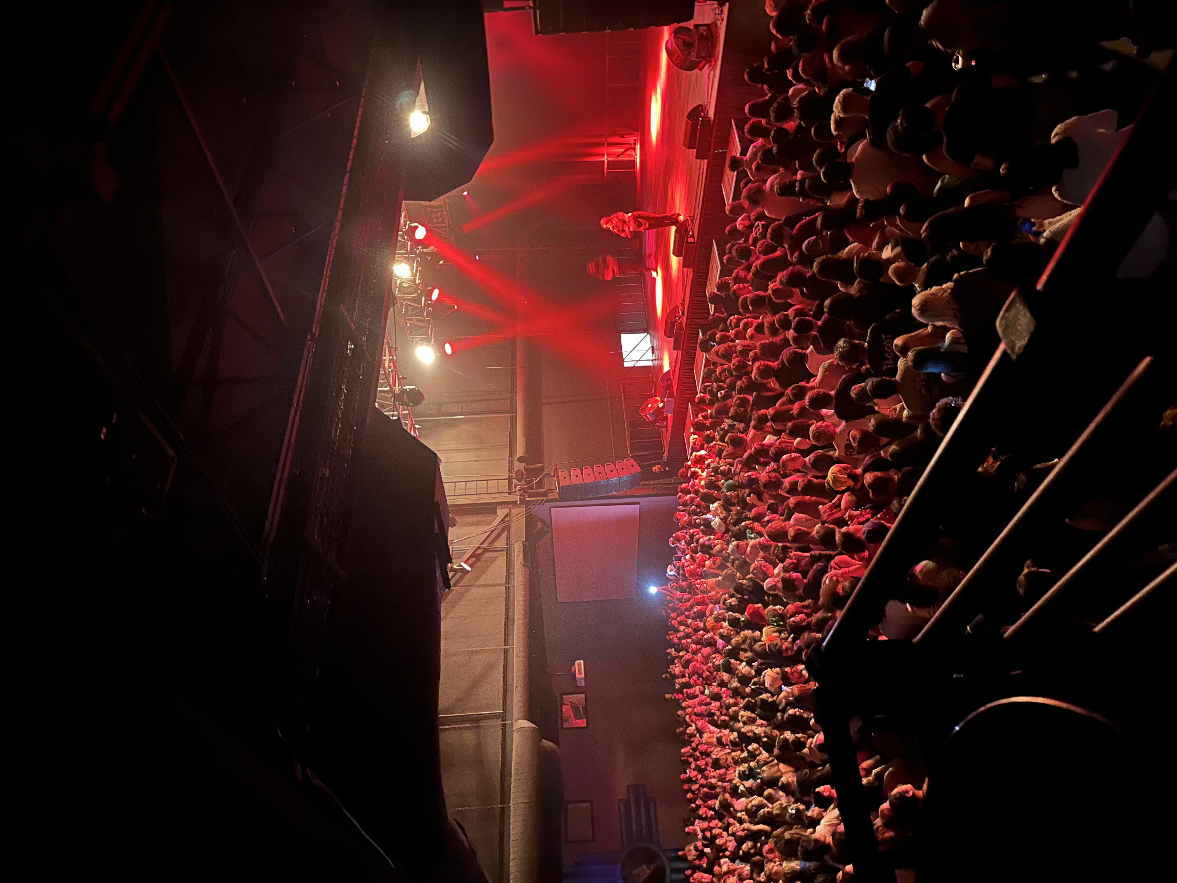 A packed venue at a show featuring Arked Music artists
